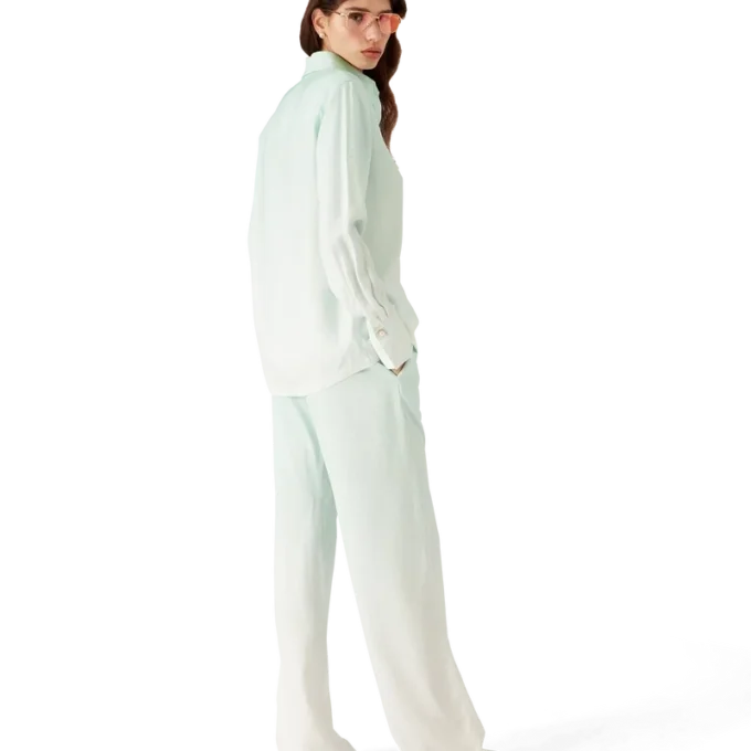 Pantalones de jacquard con monograma degradado