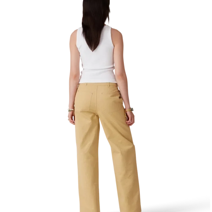 Pantalones de jacquard de algodón con monograma