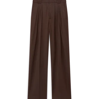 Pantalones de lana con cinco pliegues