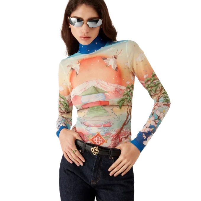 Pantalones de mezclilla con ribete Laurel