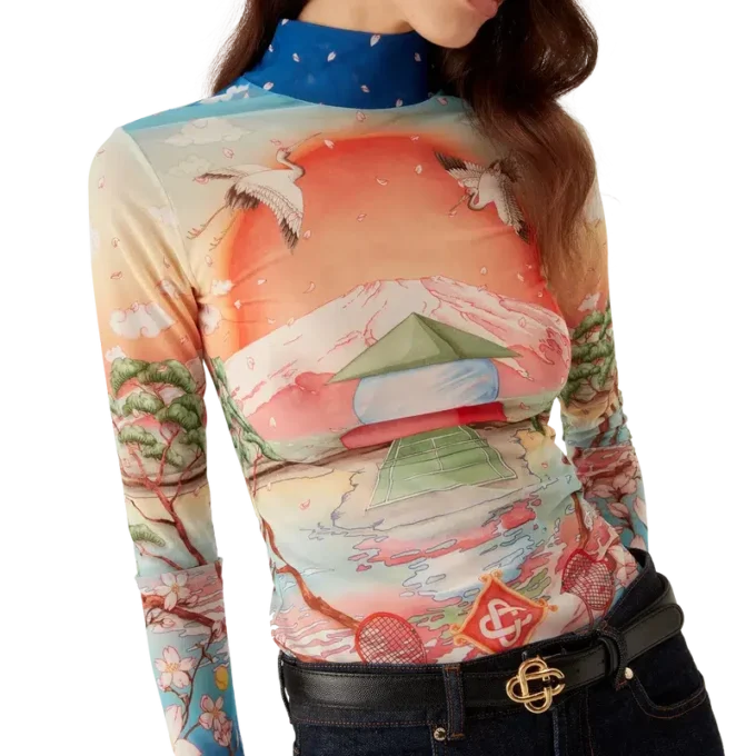 Pantalones de mezclilla con ribete Laurel