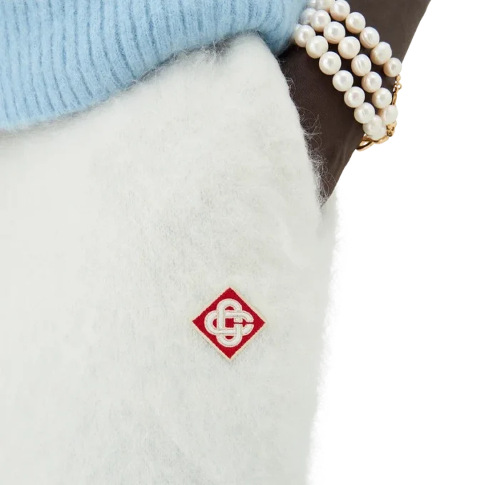 Pantalones de mohair con degradado difuminado