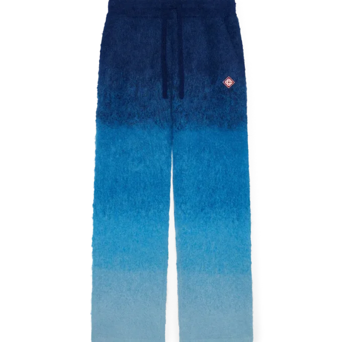 Pantalones de mohair degradado Pantalones de mohair degradado