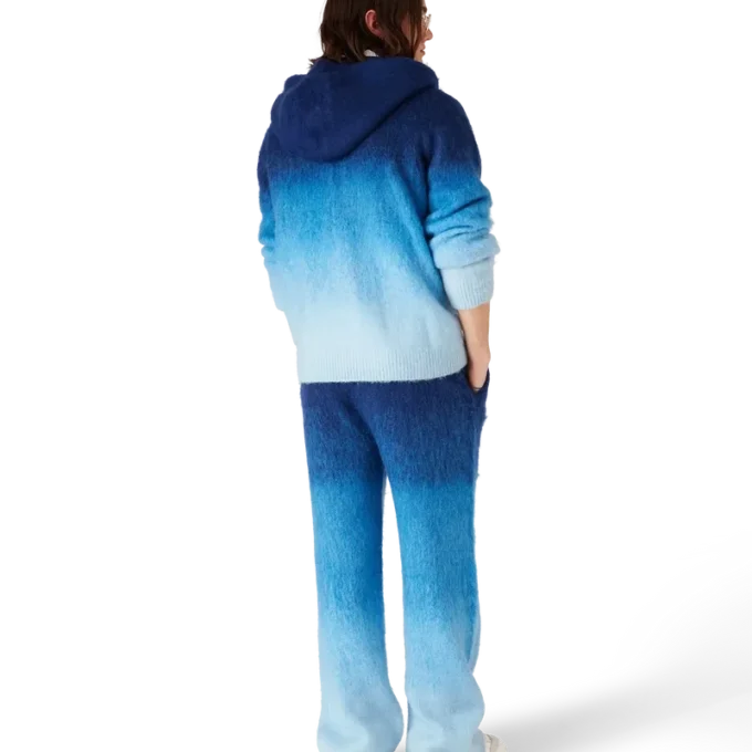 Pantalones de mohair degradado Pantalones de mohair degradado