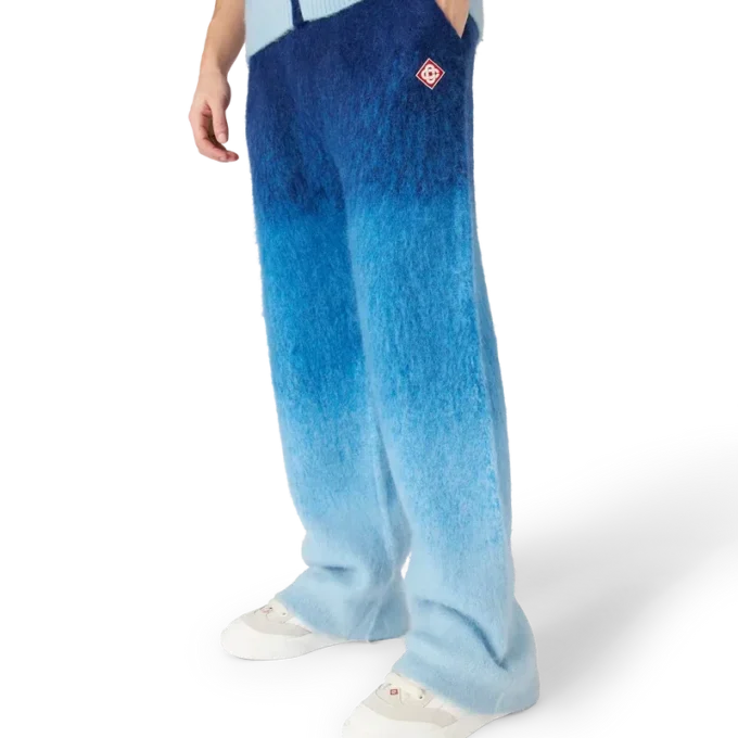 Pantalones de mohair degradado Pantalones de mohair degradado