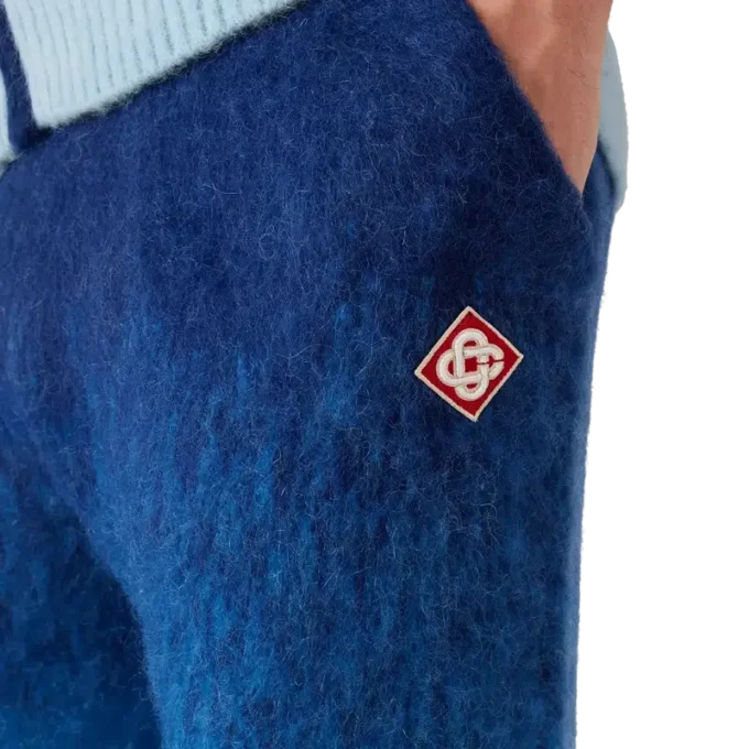 Pantalones de mohair degradado Pantalones de mohair degradado