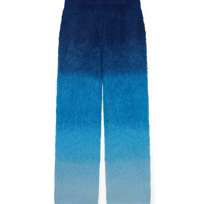 Pantalones de mohair degradado Pantalones de mohair degradado