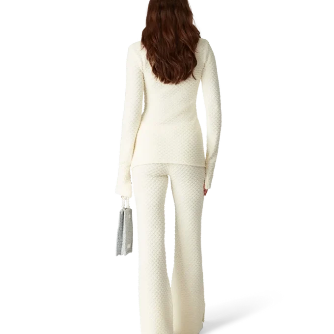 Pantalones de punto texturizado Pantalones de punto texturizado