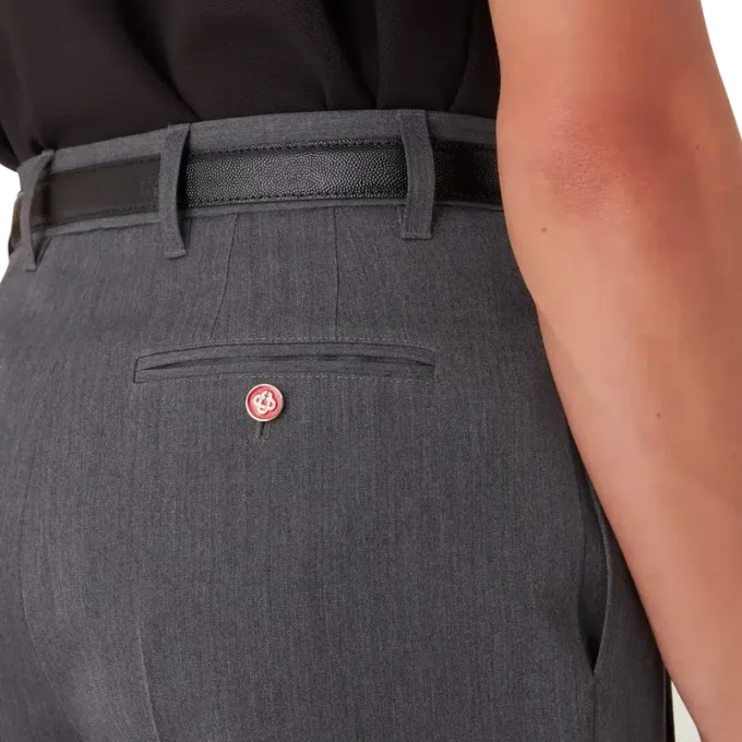 Pantalones de sastrería de lana con presillas de cinturón