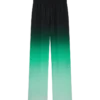 Pantalones de seda jacquard Ping Pong con degradado Pantalones de seda jacquard Ping Pong con degradado