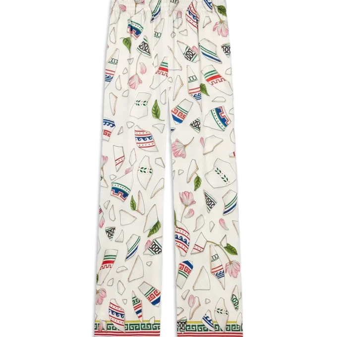 Pantalones de seda Le Vase Brise Pantalones de seda Le Vase Brise