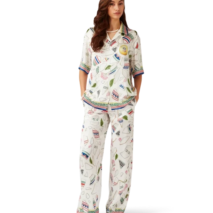 Pantalones de seda Le Vase Brise Pantalones de seda Le Vase Brise