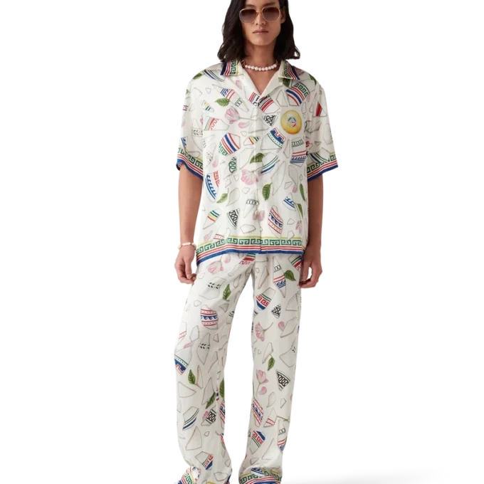 Pantalones de seda Le Vase Brise