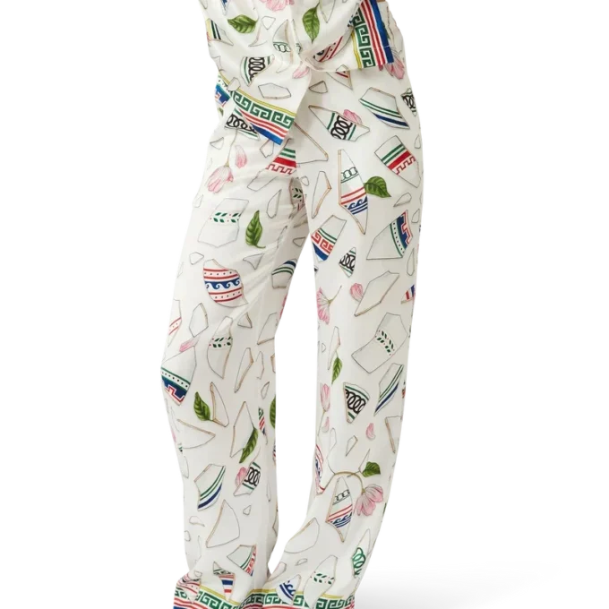 Pantalones de seda Le Vase Brise Pantalones de seda Le Vase Brise