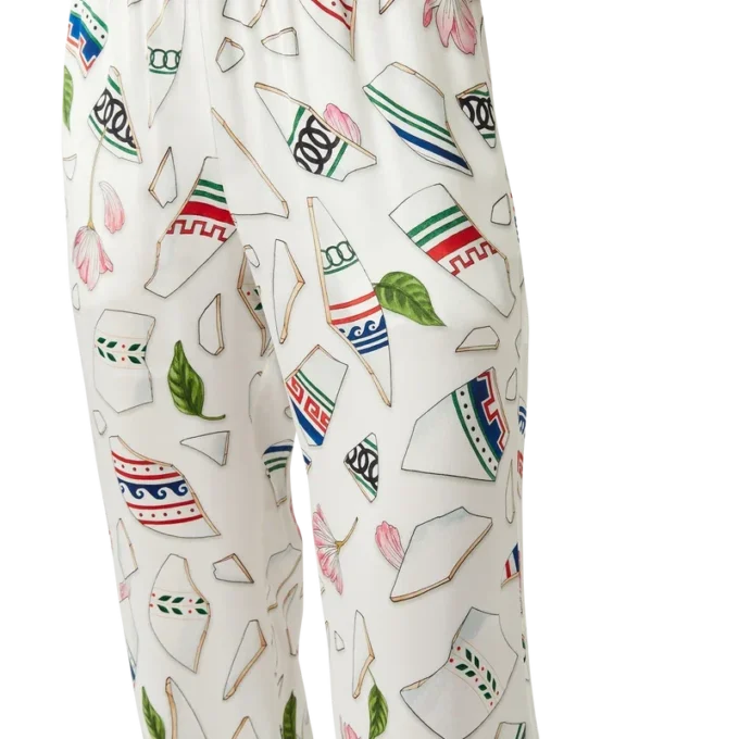 Pantalones de seda Le Vase Brise Pantalones de seda Le Vase Brise
