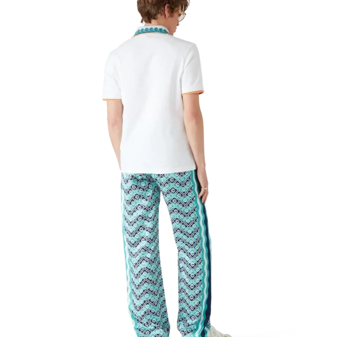 Pantalones de seda Monogram Wave
