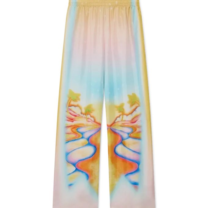 Pantalones de seda Psychedelic Nirvana