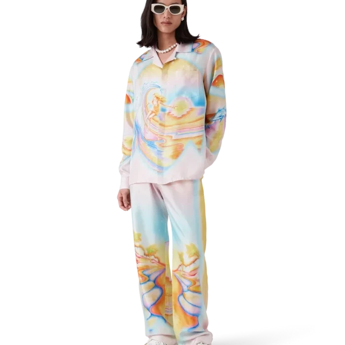 Pantalones de seda Psychedelic Nirvana