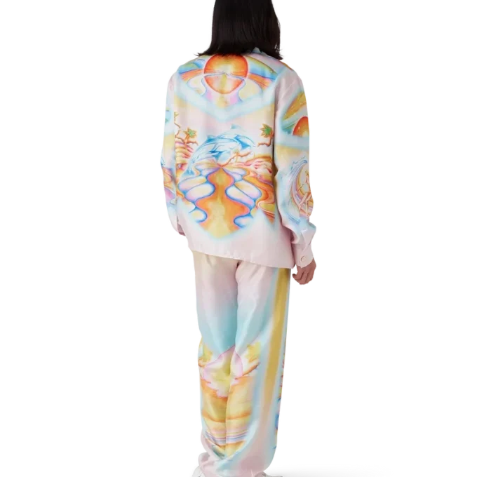 Pantalones de seda Psychedelic Nirvana