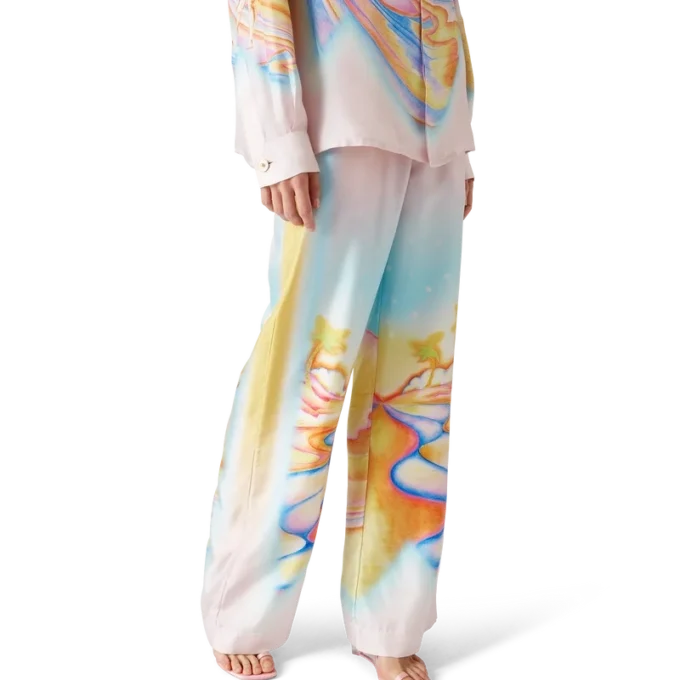 Pantalones de seda Psychedelic Nirvana