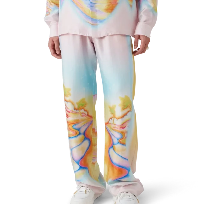 Pantalones de seda Psychedelic Nirvana