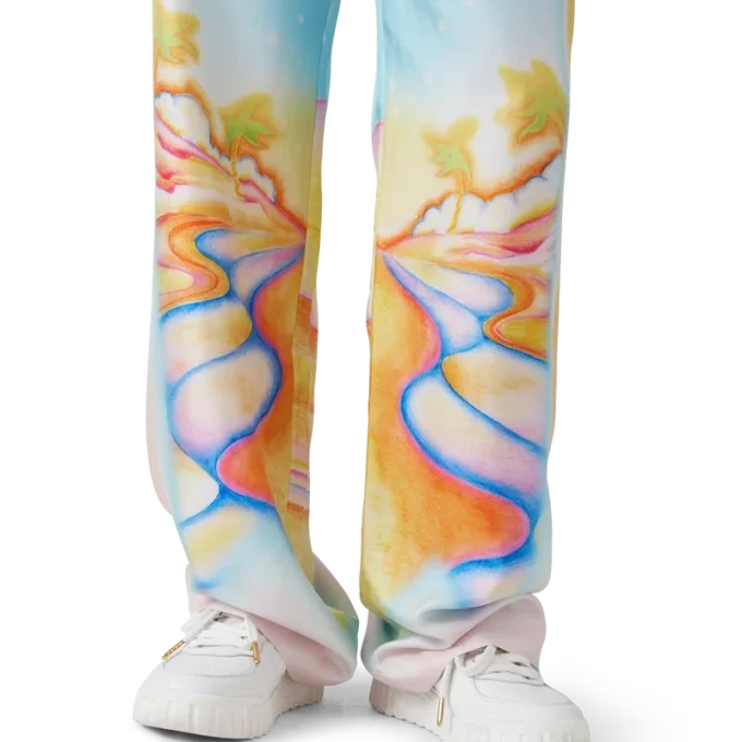 Pantalones de seda Psychedelic Nirvana