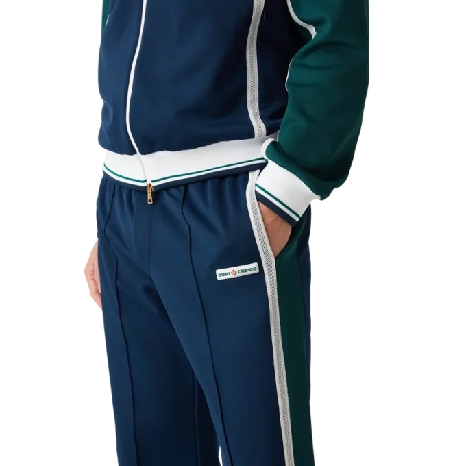 Pantalones deportivos con cinta de malla