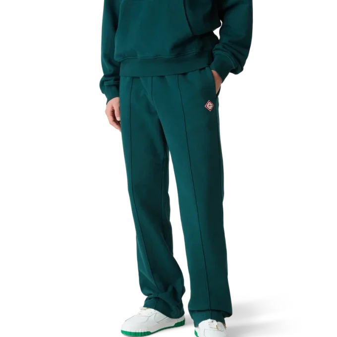 Pantalones deportivos con monograma jacquard Pantalones deportivos con monograma jacquard