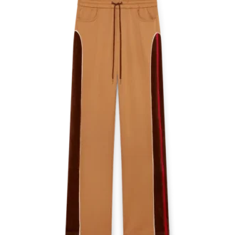 Pantalones deportivos con paneles de chenilla