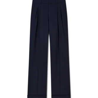 Pantalones plisados de lana a medida