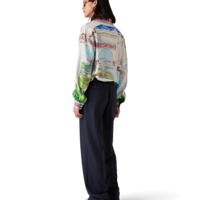 Pantalones plisados de lana a medida