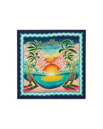 Pañuelo de seda mediano Danse De La Mer