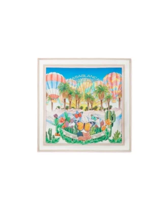 Pañuelo pequeño de seda psicodélico