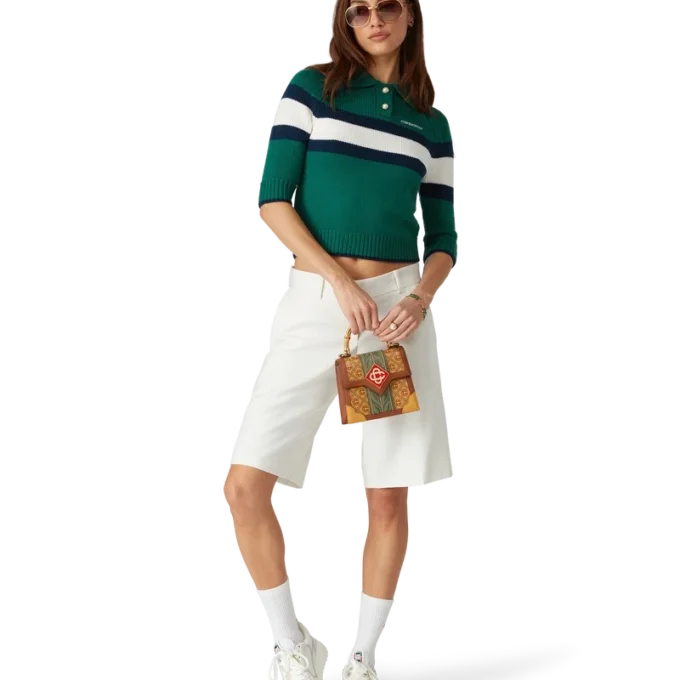 Polo con bloques de color