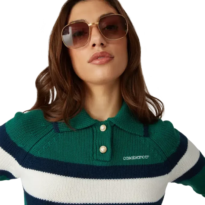 Polo con bloques de color