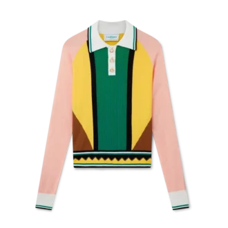 Polo con paneles gráficos