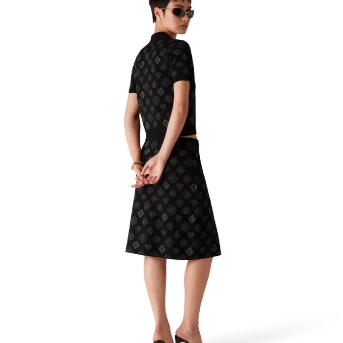 Polo de jacquard con monograma