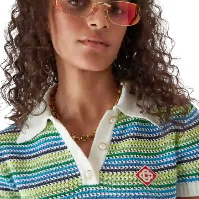 Polo de manga corta a rayas Polo de manga corta a rayas