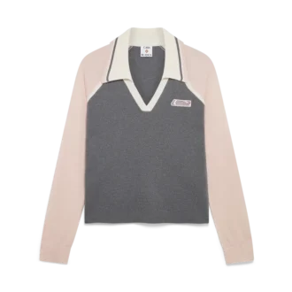 Polo de manga larga Merino Tennis