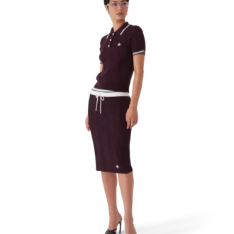 Polo de pantalón corto de punto de algodón