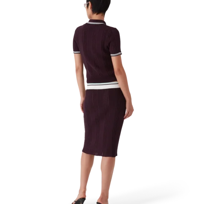 Polo de pantalón corto de punto de algodón