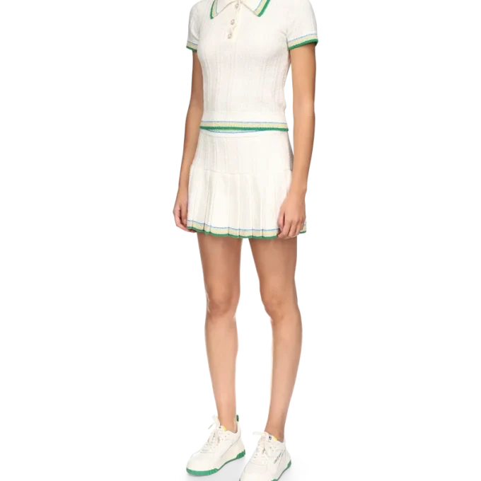 Polo de punto acanalado