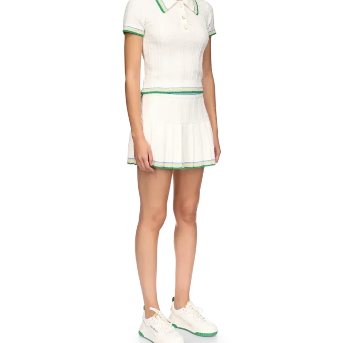 Polo de punto acanalado