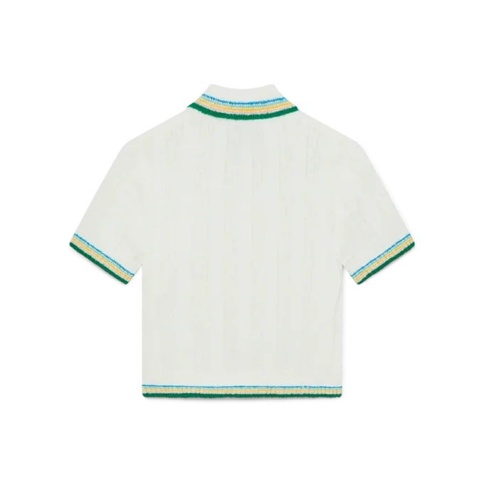 Polo de punto acanalado