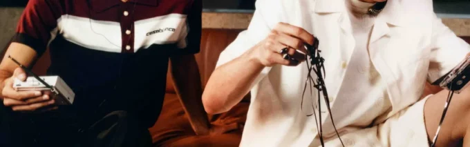 Polo de punto de merino a rayas