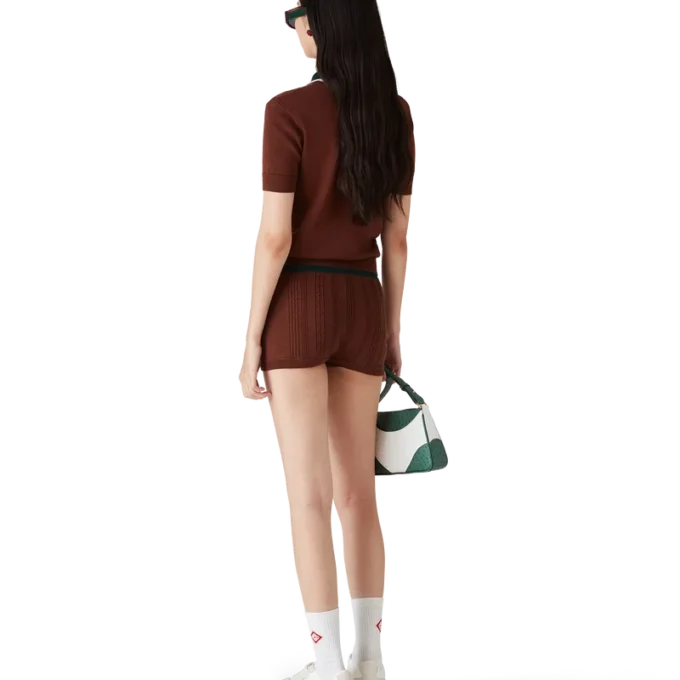 Polo de punto trenzado Polo de punto trenzado