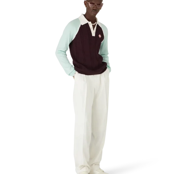 Polo de tenis de manga larga