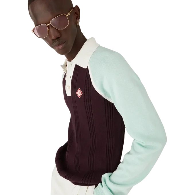 Polo de tenis de manga larga