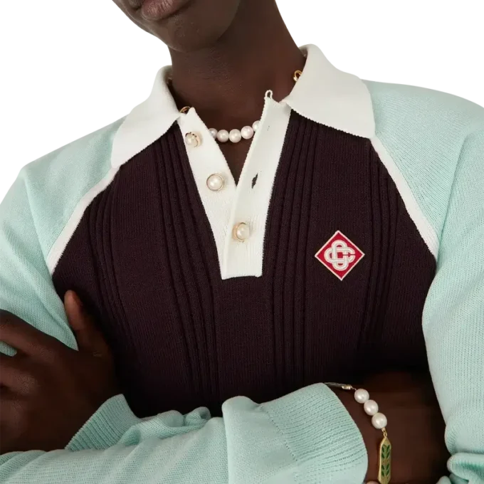 Polo de tenis de manga larga