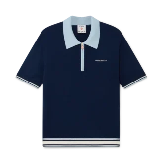 Polo de tenis de punto de merino